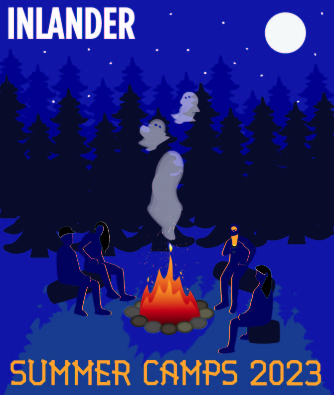 a design for the inlander summer camps newsletter cover